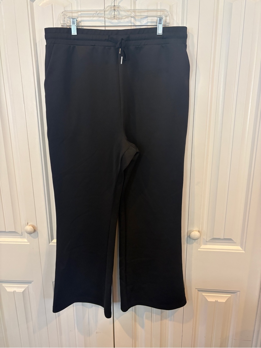 Black stretch waist pants size 2X